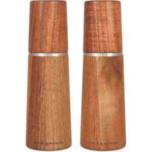 Duo de Moulins à Poivre & Sel électrique Cole & Mason en Acacia
