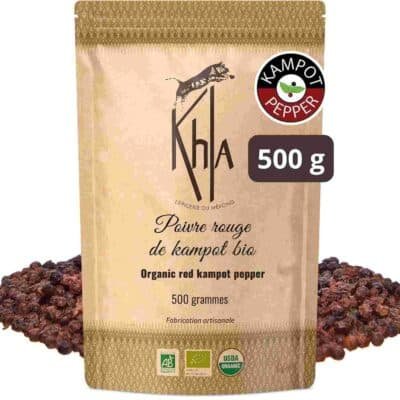Poivre de Kampot Rouge IGP (500g)