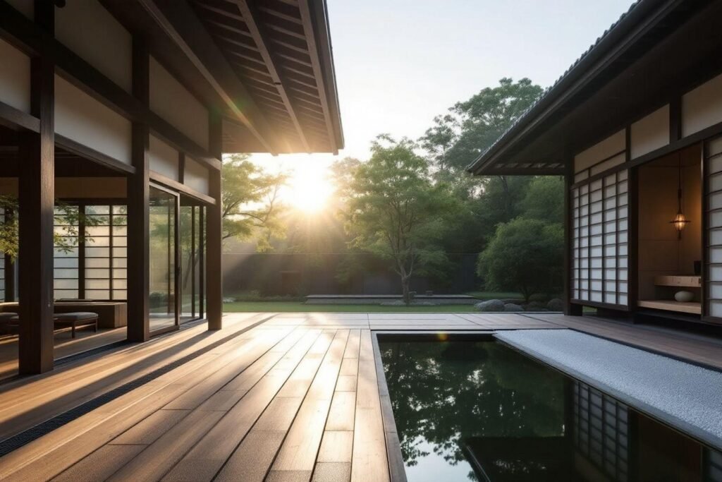 Mortiers japonais : entre tradition architecturale et techniques modernes contemporaines